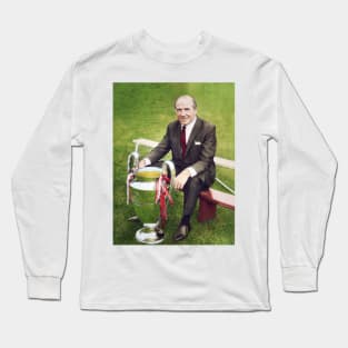 Sir Matt Busby, United Icon Long Sleeve T-Shirt